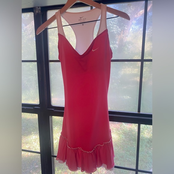 red nike tennis dress Court Dri-Fit Slam Dress Women - red,